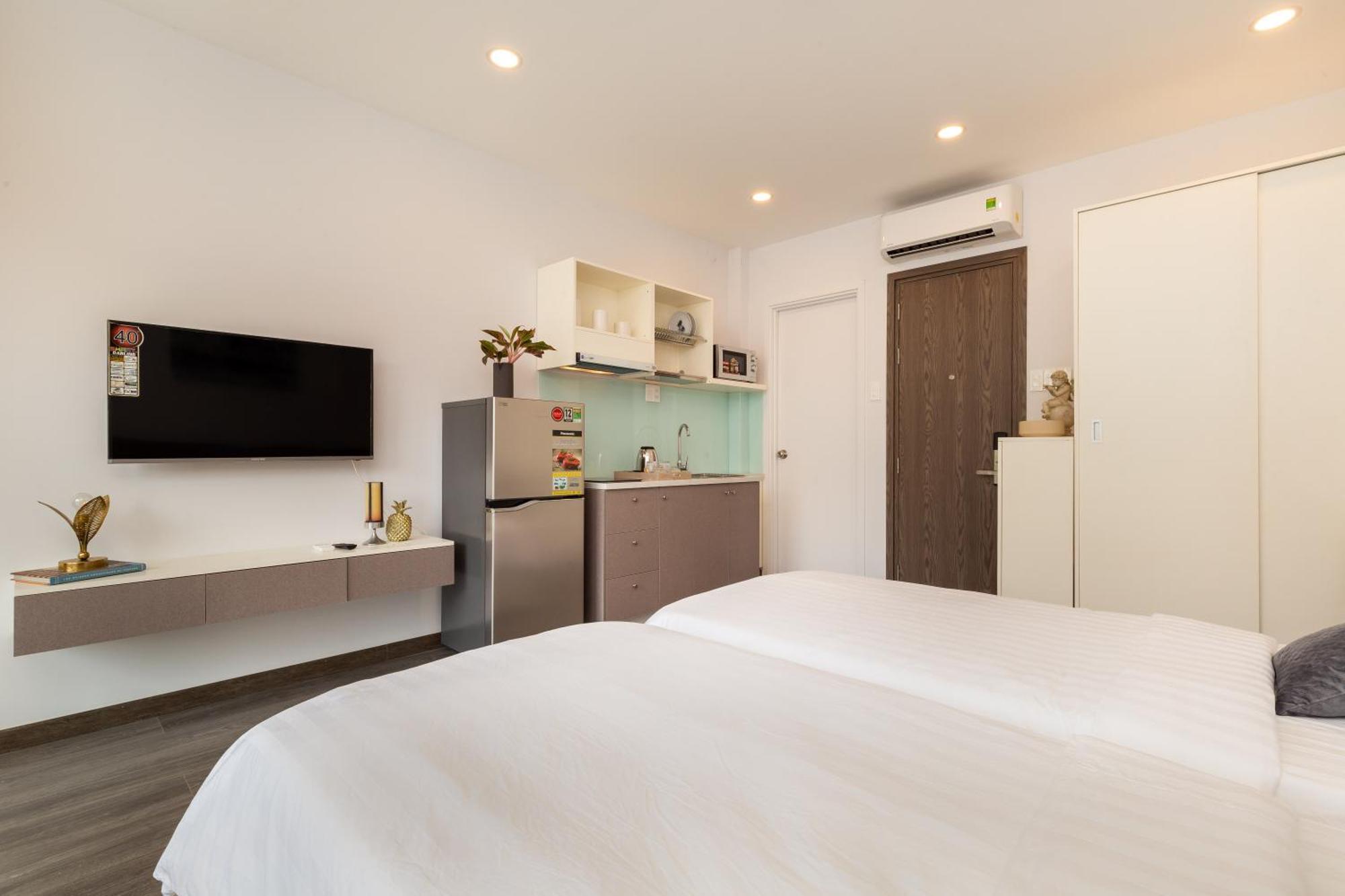 F-Hotel & Apartment Ho Şi Min Oda fotoğraf